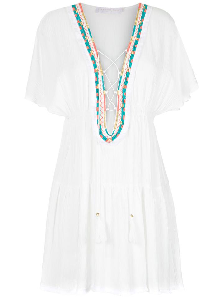 Brigitte Beach Dress - White
