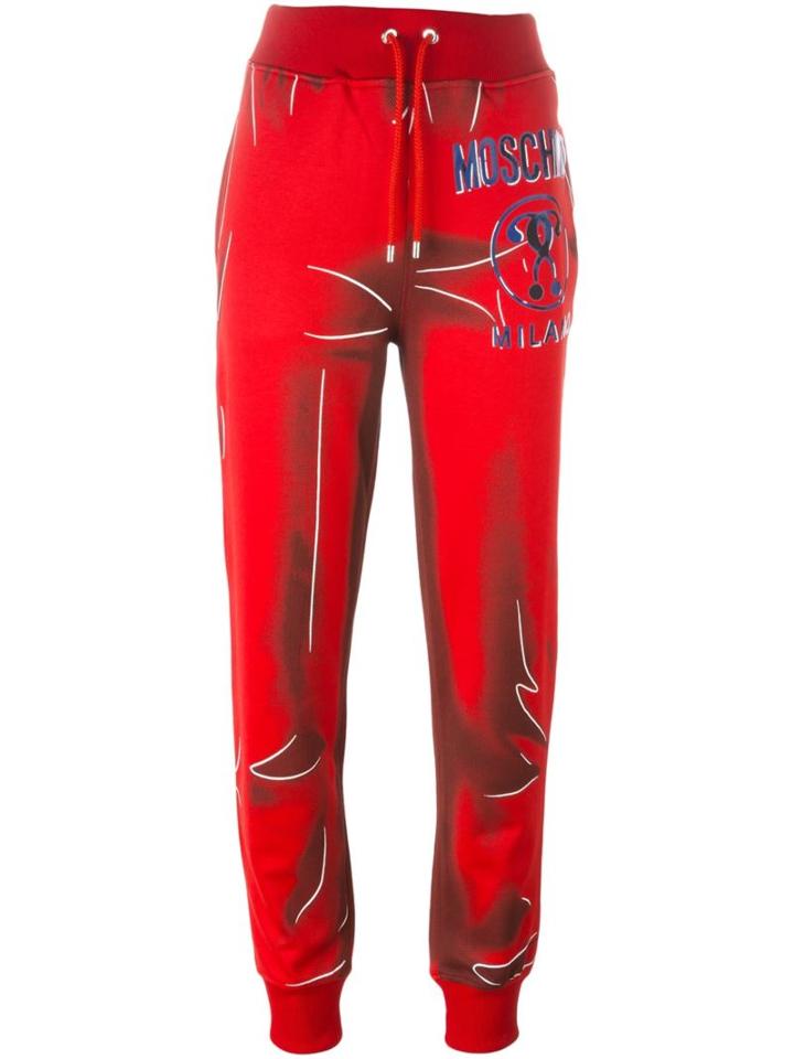 Moschino Trompe L'oeil Logo Trackpants