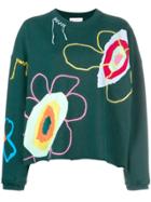 Mira Mikati Embroidered Sweatshirt - Green