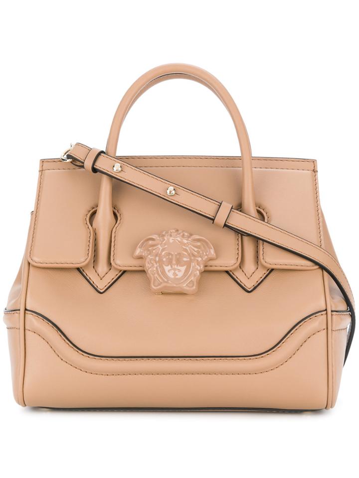 Versace Medusa Empire Crossbody Bag - Nude & Neutrals