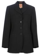 Romeo Gigli Vintage Long Sleeved Jacket, Women's, Size: 44, Black