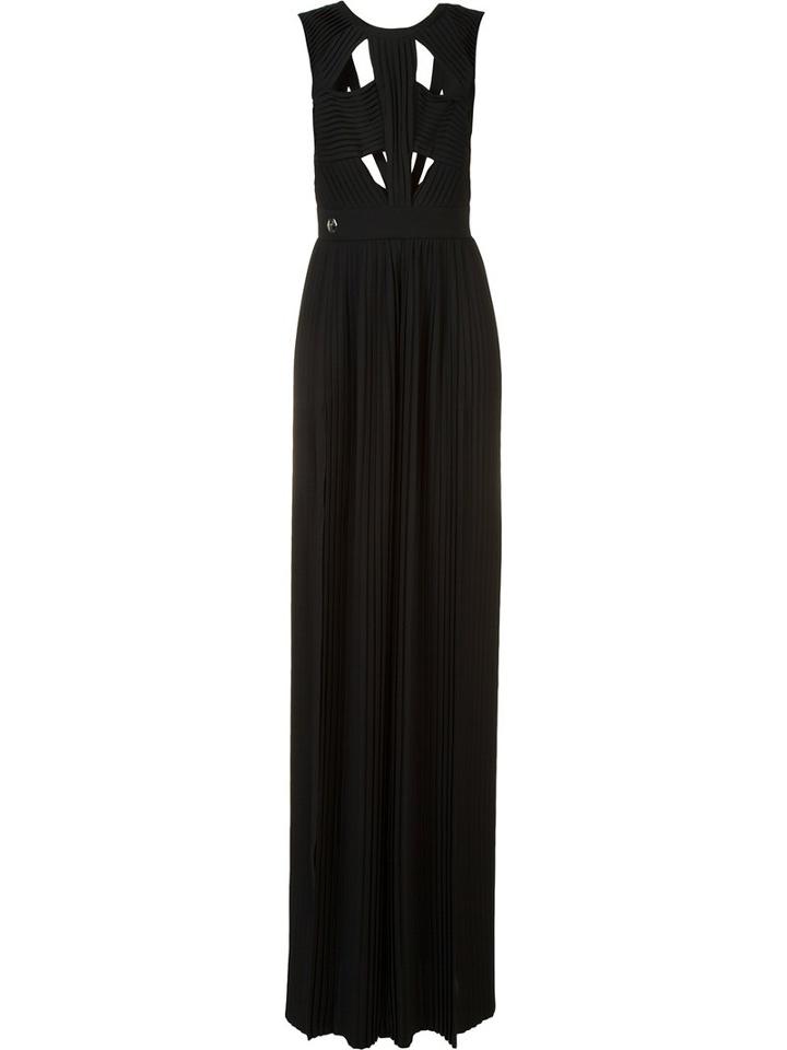 Philipp Plein Geinah Gown, Women's, Size: Xs, Black, Polyester
