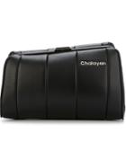 Chalayan Inertia Clutch, Women's, Black, Cotton/calf Leather/metal Other