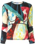 Mugler Graphic Print Top - Multicolour