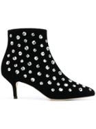 Polly Plume Janis Booties - Black