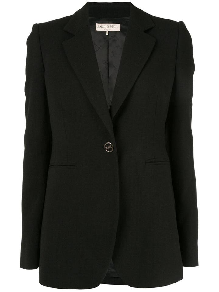 Emilio Pucci Classic Blazer - Black