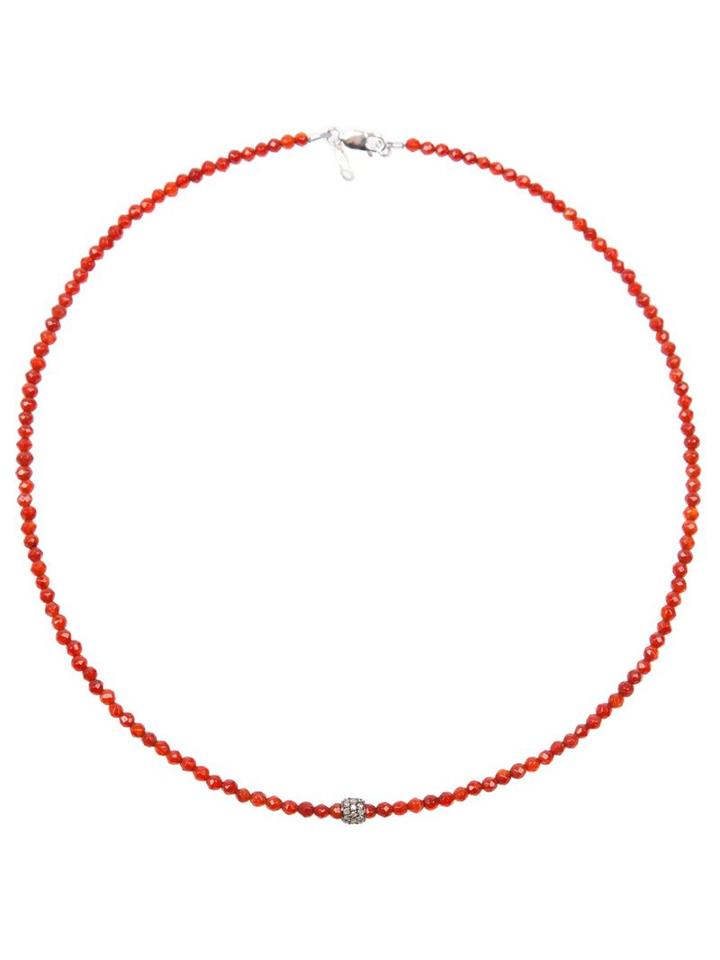 Catherine Michiels Beaded Necklace, Women's, Red
