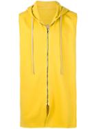 Rick Owens Drkshdw Hooded Waistcoat - Yellow & Orange