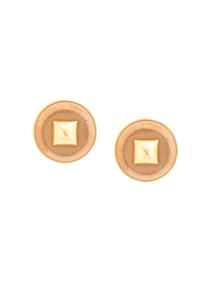 Hermès Pre-owned Oversized Earrings - Gold