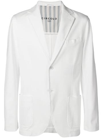 Circolo 1901 Single Breasted Jacket - White