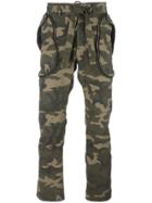 Faith Connexion Camouflage Trousers - Green