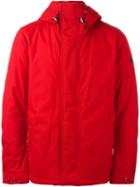 Woolrich Hooded Padded Jacket, Men's, Size: Small, Red, Feather Down/polyamide/polyester/viscose