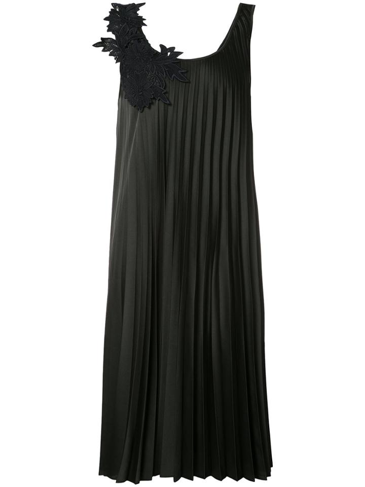 P.a.r.o.s.h. Pleated Dress - Black