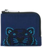 Kenzo Tiger Zip Wallet - Blue