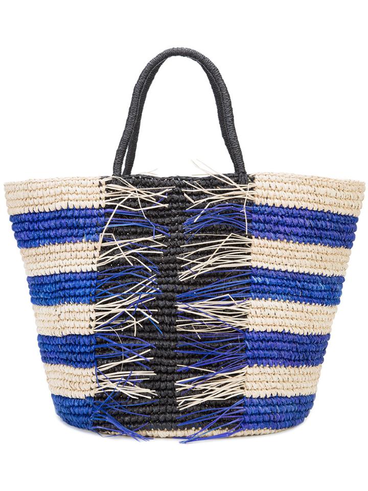 Sensi Studio Woven Maxi Tote Bag - Nude & Neutrals