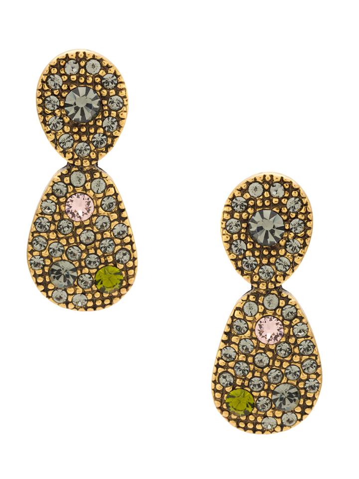 Camila Klein Tucan Tear Earrings - Metallic