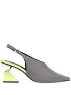 Yuul Yie Pointed Slingback Mules - Grey