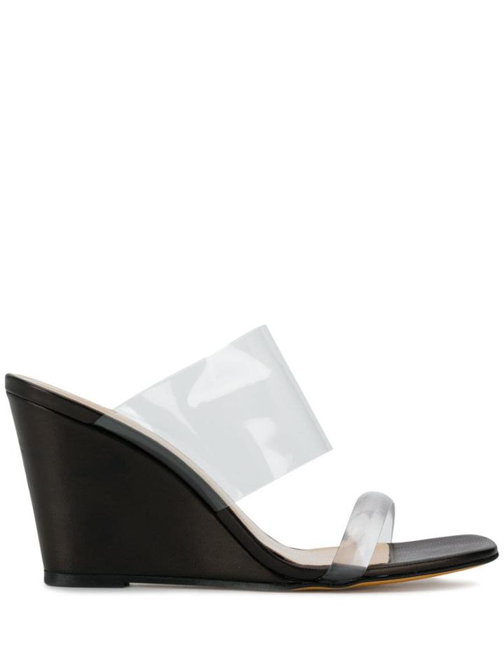 Maryam Nassir Zadeh Wedged Mules - Black