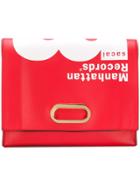 Sacai Manhattan Records Clutch - Red