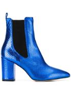 Paris Texas Pointed Ankle Boots - Blue