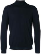 Kiton Roll Neck Sweater - Blue