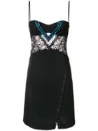 La Perla Lace-panelled Dress - Black