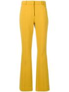 Victoria Victoria Beckham High-rise Flared Trousers - Yellow
