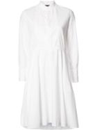 Y's 'k' Waist Panel Dress, Women's, Size: 2, White, Cotton