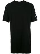 11 By Boris Bidjan Saberi Rear Print T-shirt, Size: Large, Black, Cotton