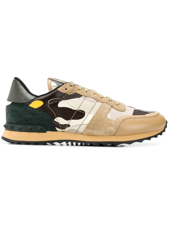 Valentino Valentino Garavani Rockrunner Sneakers - Neutrals