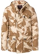 Woolrich Camouflage Padded Jacket - Brown