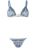 Camilla - Printed Bikini - Women - Nylon/spandex/elastane/polyamide-8 - S, Blue, Nylon/spandex/elastane/polyamide-8