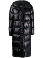 Duvetica Long Padded Coat - Black