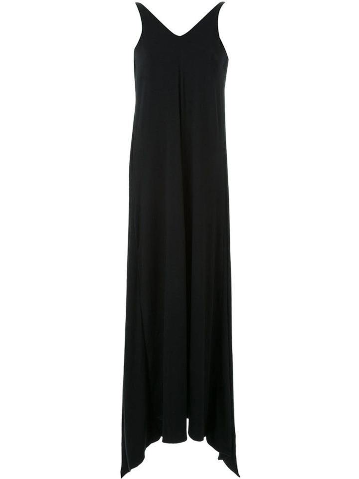Max Tan Maxi Tank Dress - Black