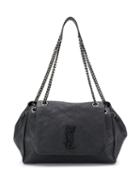 Saint Laurent Ysl Medium Nolita Shoulder Bag - Grey