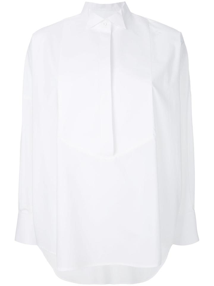 Mm6 Maison Margiela Henley Shirt - White