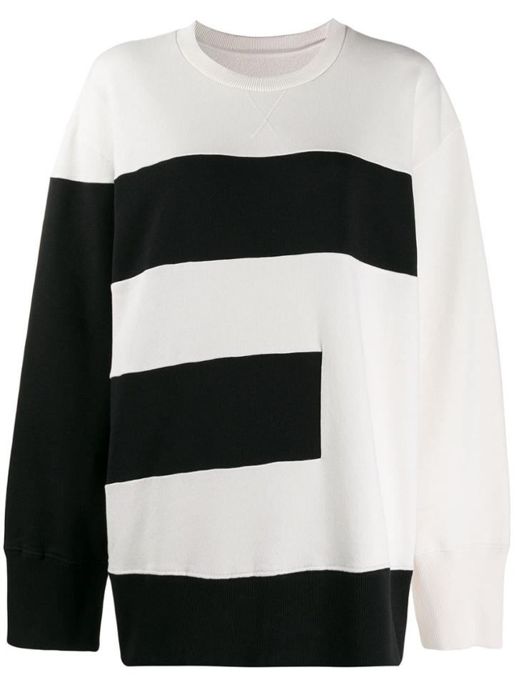 Mm6 Maison Margiela Letter Sweatshirt - White
