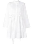 Chloé Pintucked Dress, Women's, Size: 38, White, Cotton