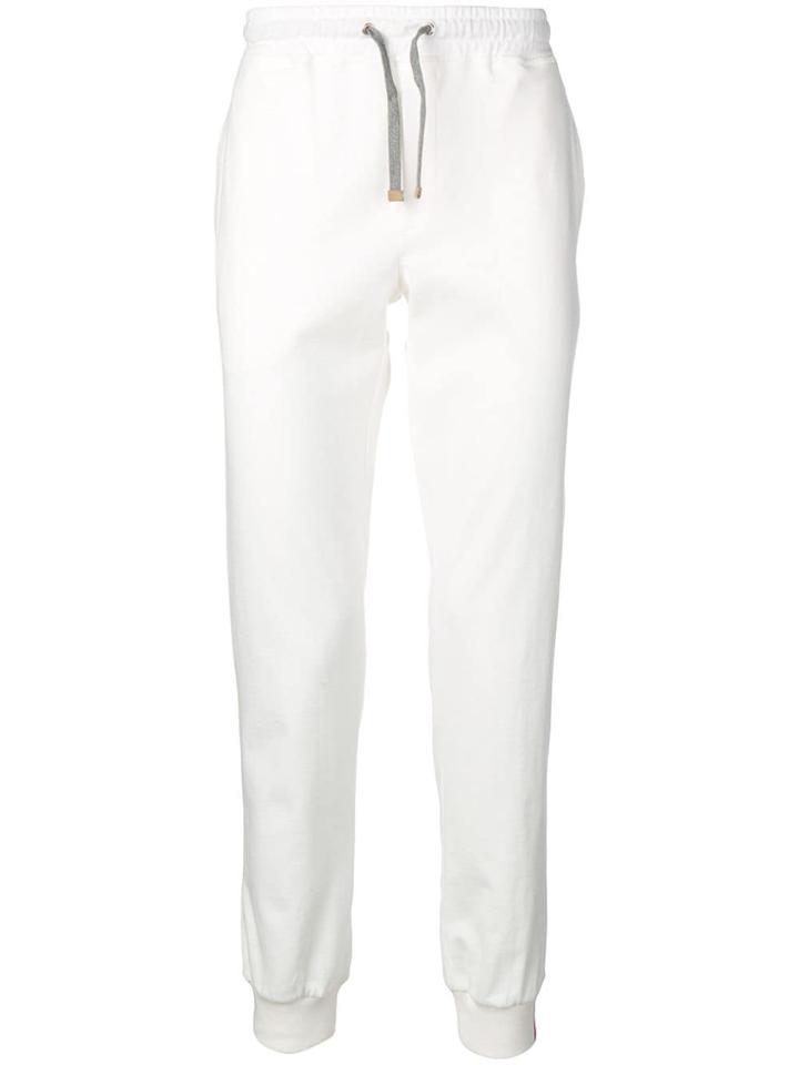 Eleventy Tapered Track Trousers - White