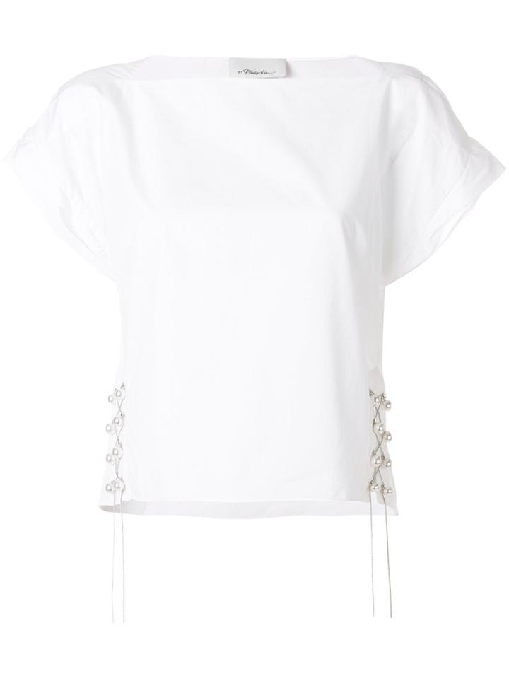 3.1 Phillip Lim Embellished Blouse - White