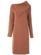 Gloria Coelho Long Sleeved Dress - Brown