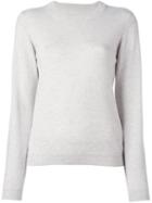 Maison Margiela Elbow Patch Sweater, Women's, Size: Medium, Grey, Wool