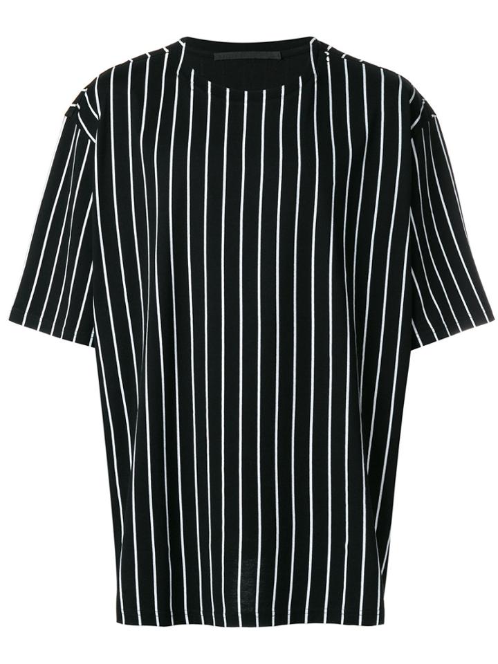 Haider Ackermann Striped Boxy T-shirt - Black