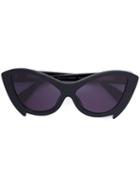 Fakbyfak - Cat Eye Sunglasses - Women - Acetate - One Size, Black, Acetate