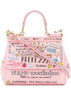 Dolce & Gabbana Small Sicily Tote - Pink