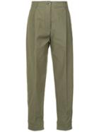 H Beauty & Youth Straight Fitting Trousers - Green