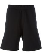 Marcelo Burlon County Of Milan Zip Pocket Track Shorts, Men's, Size: Xs, Black, Cotton/polyester/spandex/elastane