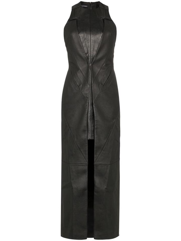 Situationist Layered Maxi-dress - Black