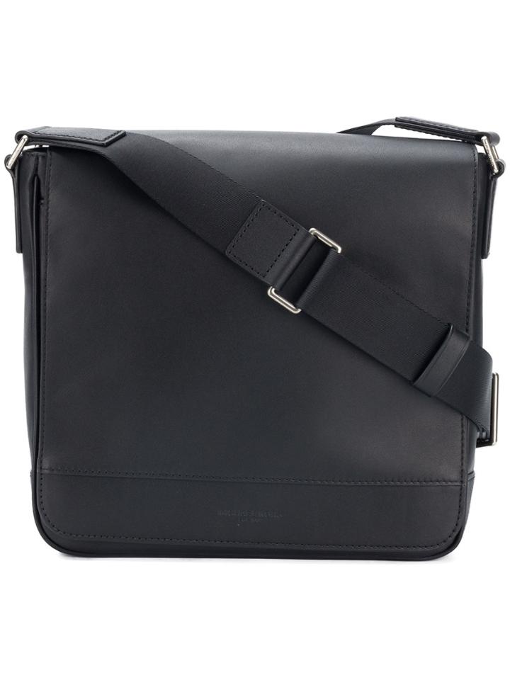Michael Kors Collection Front Flap Messenger Bag - Black