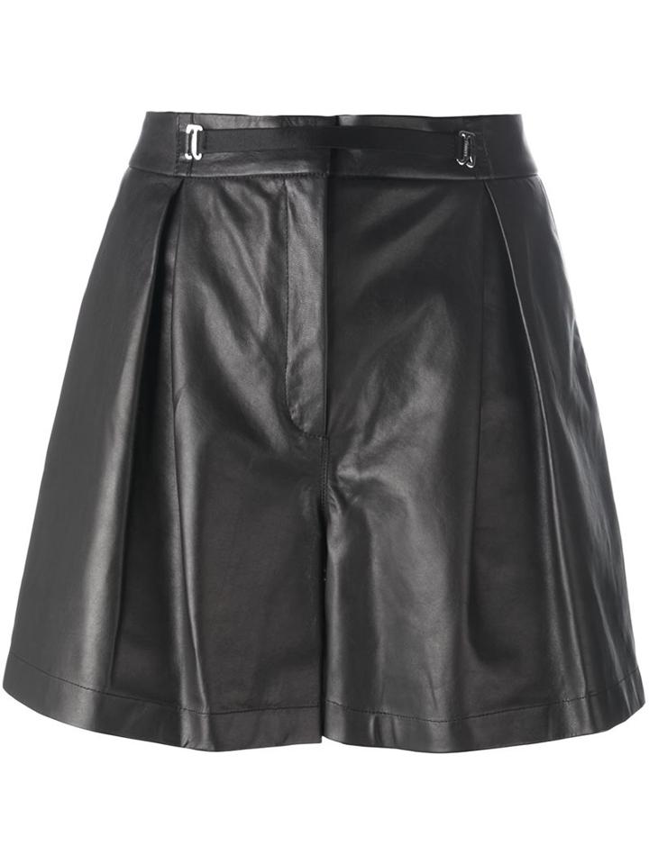 La Perla 'leisuring' Shorts, Women's, Size: 42, Black, Leather/viscose